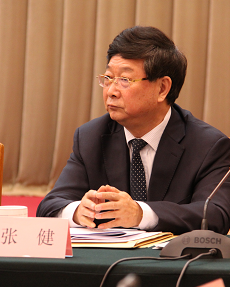 參加全國(guó)人大開(kāi)幕會(huì)的代表張健