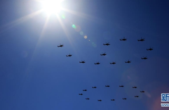 建軍90周年閱兵：紀(jì)念標(biāo)識梯隊