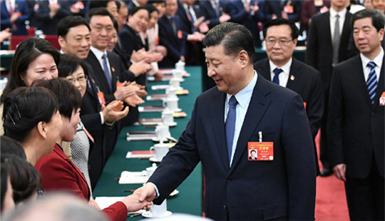 習近平向全國各族各界婦女，致以節(jié)日的祝賀和美好的祝福