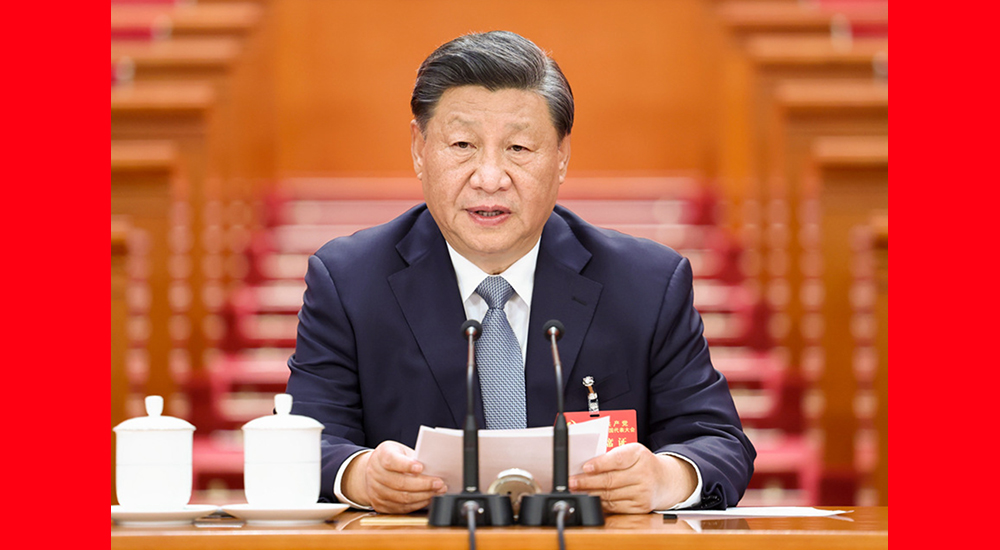 10月15日，中國共產(chǎn)黨第二十次全國代表大會在北京人民大會堂舉行預備會議。習近平同志主持會議。