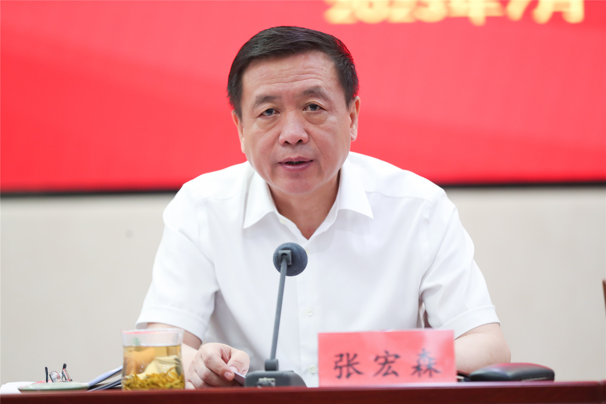 中國作協(xié)黨組書記、副主席張宏森講話