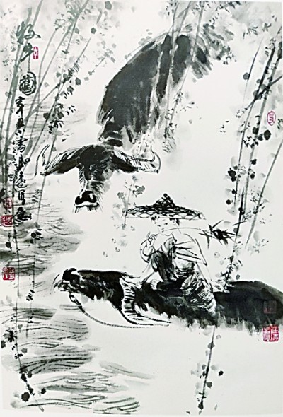 牧牛圖(中國(guó)畫) 馮遠(yuǎn)