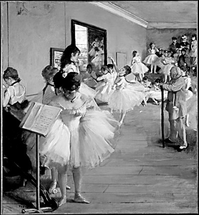 大都會博物館藏《舞蹈課》。資料圖片