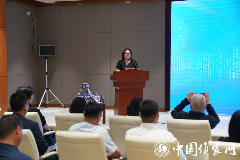 中國科學(xué)技術(shù)出版社科幻分社社長、北京元宇科幻未來技術(shù)研究院理事長王衛(wèi)英致辭