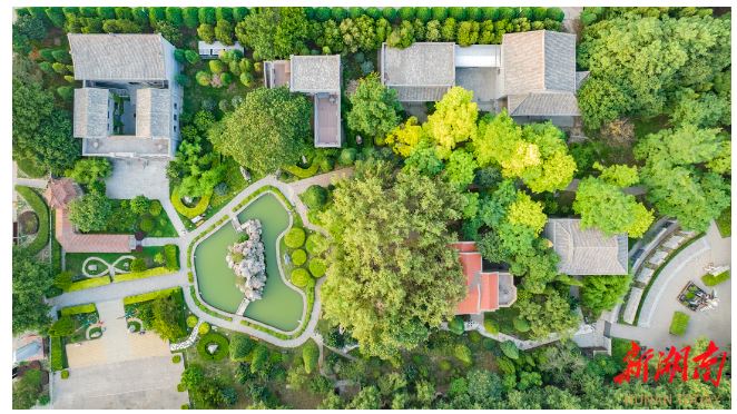 風(fēng)景如畫的賈家莊作家村。