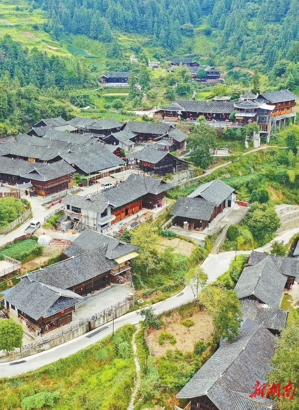 溆浦縣統(tǒng)溪河鎮(zhèn)雁鵝界民居。