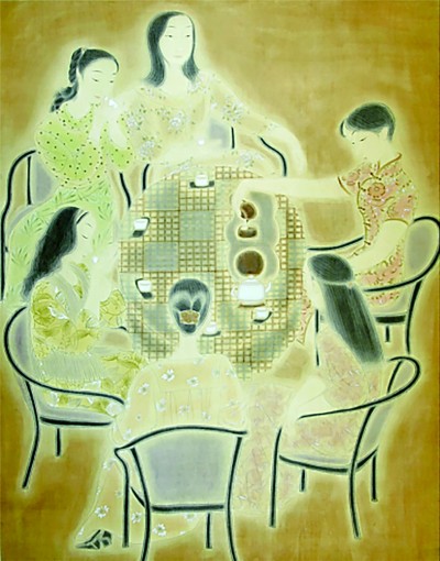 茶香(中國(guó)畫(huà)) 王嵐