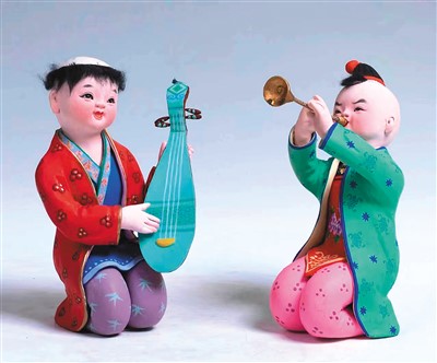 江蘇無(wú)錫惠山泥塑《新春樂(lè)》 龔 琦 中國(guó)美術(shù)館藏