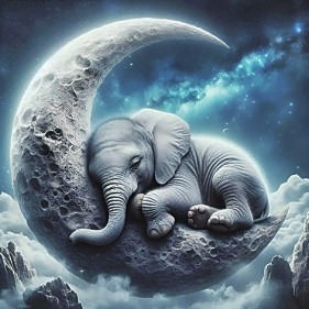 圖②：普通用戶通過發(fā)布文本指令生成的AI作品。