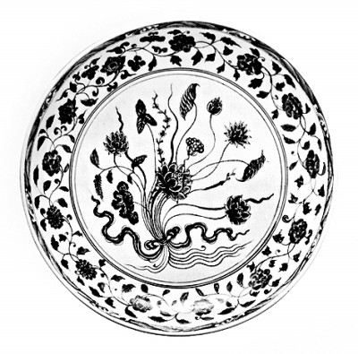 中國(guó)明代出口的青花瓷器 資料圖片