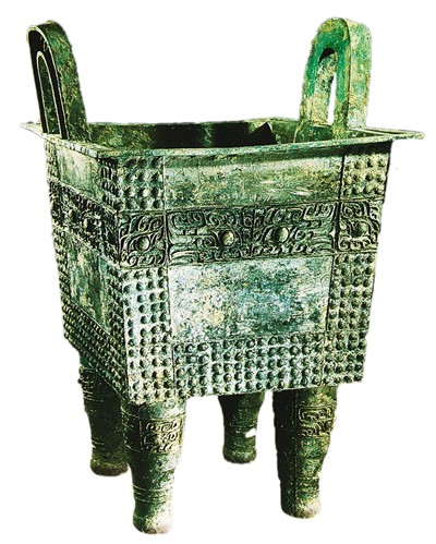 商代“杜嶺一號”方鼎。 　　本文圖片均由鄭州商都遺址博物院提供