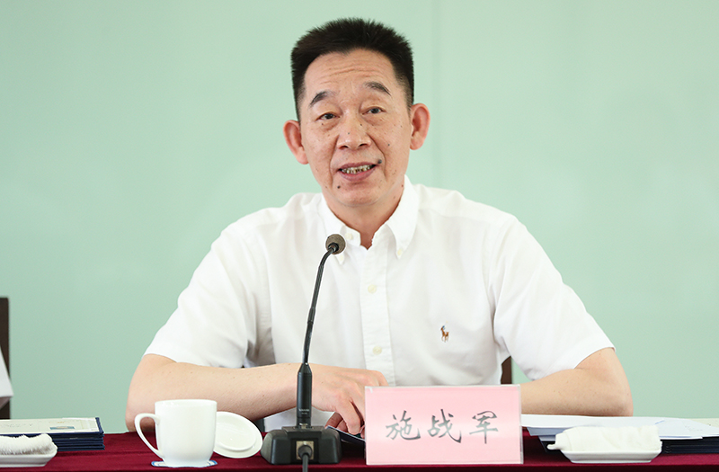 中國(guó)作協(xié)黨組成員、書記處書記施戰(zhàn)軍講話