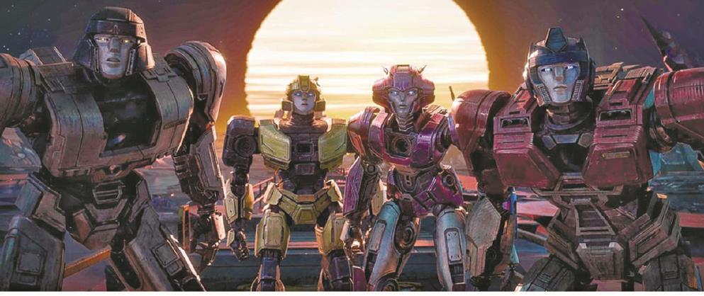 《變形金剛：起源》回到“汽車人”故事的開頭，回溯擎天柱和威震天之間類似“玩具總動員”的童年往事，也回到了這個系列原本的動畫形式。