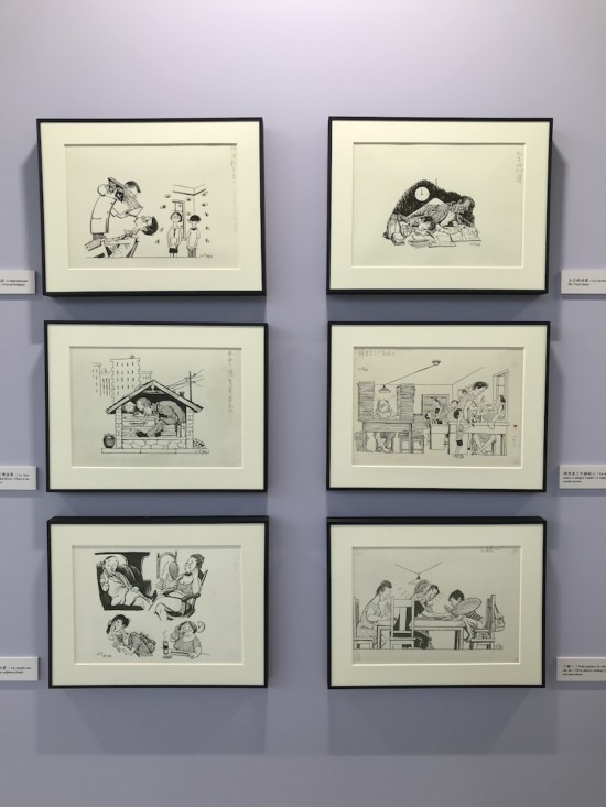 展廳現(xiàn)場，丁聰作品